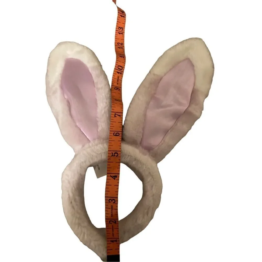 Plush Bunny Rabbit Ears Headband Stuffed Animal Neon Kids Children Toys Toy Cute